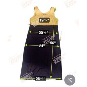 yellow and navy color block dress size 13/14